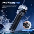 thumbnail image 6 of delpattern Electric Foil Shavers for Men Electric Razor with 4D Flex Floating Heads,Rechargeable Beard Trimmer with LED Display,Cordless Face Shaver for Travel,IPX6 Waterproof Wet Dry Face Razor, 6 of 7