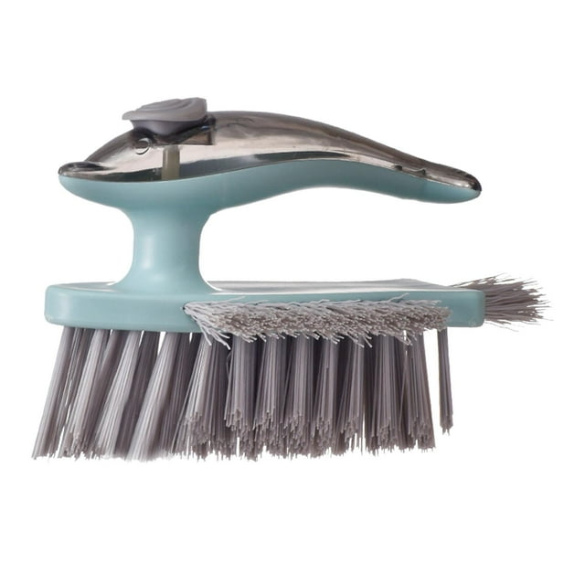 DOLITY Brosse à Joints Brosse à Récurer Brosse à Gratter Brosses de Nettoyage Robustes pour Joints Bleu