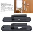 thumbnail image 4 of Complete Lock Kit, Smoothly Rotating Wear Resist Black Easy Assembly Keyed Entry Door Lock Set  for Bedrooms Bathrooms Hotels Offices, 4 of 7