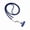 Blue, variant on 4-in-1 Crossbody Fast Charging Cable, 60W Type-C USB IOS for iPhone Samsung Xiaomi Huawei, Durable with Accessory Hook