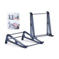 thumbnail image 7 of ORICO Desktop Laptop Stand for Desk Aluminium Dual Vertical Computer Stand for Laptops 11-17.4 inch,Compatible with Macbook pro, Dell XPS, HP, Lenovo More-Silver, 7 of 7
