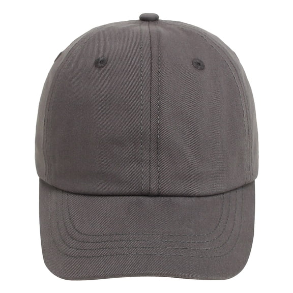 ASEIDFNSA Kids Baseball Cap Adjustable Washed Cotton Sun Hat for Boys Girls Grey 1 Years