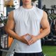thumbnail image 5 of pstuiky Camisetas interiores de tirantes para hombre, Camiseta de tirantes para hombre, color liso, para deportes al aire libre, fitness, tiras finas, transpirable. Chaleco para hombre xl, 5 of 5