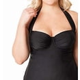 thumbnail image 2 of Women's Smart and Sexy SA1019 Lightly Lined Convertible Tankini Swim Top (Black Hue 38DD), 2 of 4