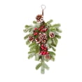 thumbnail image 4 of Christmas Rattan Upside Down Tree Wall Hanging Door Hanging Restaurant Decoration, 4 of 9