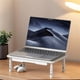 thumbnail image 5 of Monitor Computadora Soporte para El Escritorio Ajustable Elevador Organizador () Blanco, 5 of 9