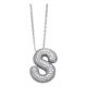 thumbnail image 3 of Collar Cadena Dije Alphabet Charms Con Letra S Para Mujer, 3 of 5
