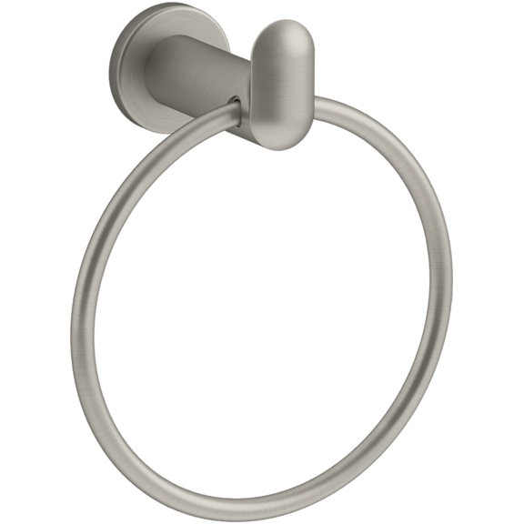 Kohler K-97898 Kumin 5-13/16" Wall Mounted Towel Ring - Nickel
