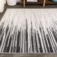 thumbnail image 5 of JONATHAN Y CONTEMPORARY POP 8 x 10 Area Rug, Linear Half-Stripe - Gray/Cream, CTP112B-8, 5 of 10