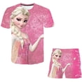 thumbnail image 1 of Moda bebé niños niña Frozen Elsa Anna conjuntos de ropa bebé niña ropa niños deportes sudadera pantalones 2 uds Elsa Anna trajes Outfit5T Gao Jinjia LED, 1 of 2