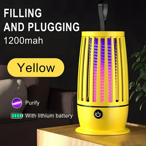 HIBIBUD Electric Fly Swatter Racket - Indoor Bug Zapper for Home,Fly Zapper,Mosquito Killer,Gnat Control,Pest Insect Catcher,Fly Swatter & Bug Zapper Outdoor,Indoor Mosquito Zapper