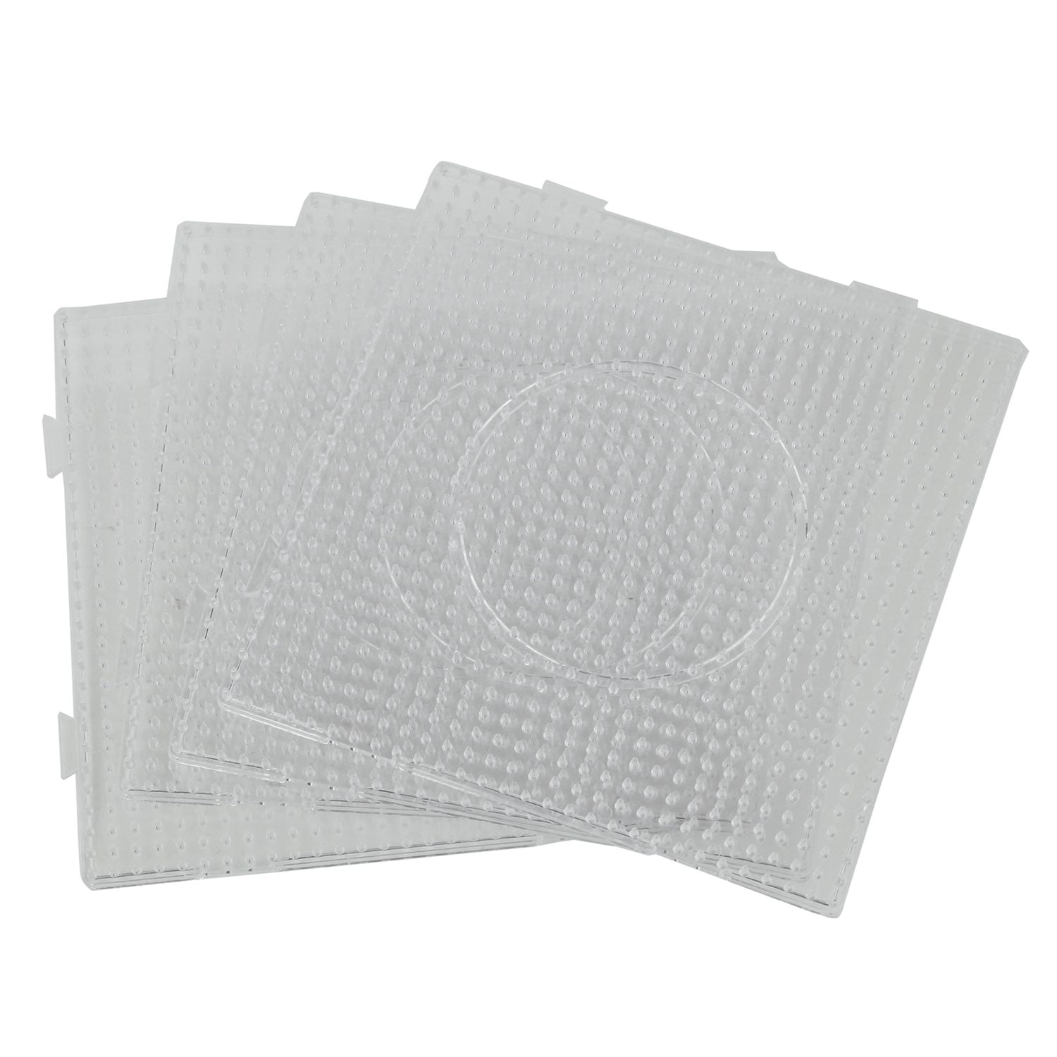 Hama 4pcs ABC Clear 145x145mm Square Large Pegboards Ironing Board for Hama Fuse Perler B j1 