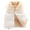 White, variant on TMOYZQ Toddler Boys Girls Fleece Vest Waistcoat Down Jacket Winter Warm Sleeveless Casual Solid Color Waistcoat Unisex Classic Fleece Thick Comfort Outwear