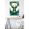 thumbnail image 4 of NBA Milwaukee Bucks - Maximalist Logo 23 Wall Poster, 22.375" x 34", 4 of 4