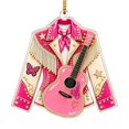 thumbnail image 2 of Dolly Memorial Parton Christmas Ornament Commemorative Hanging Tree Pendant for Home Office Shelf Decor Dolly Gifts for Women Festive Party Accessories, 2 of 6