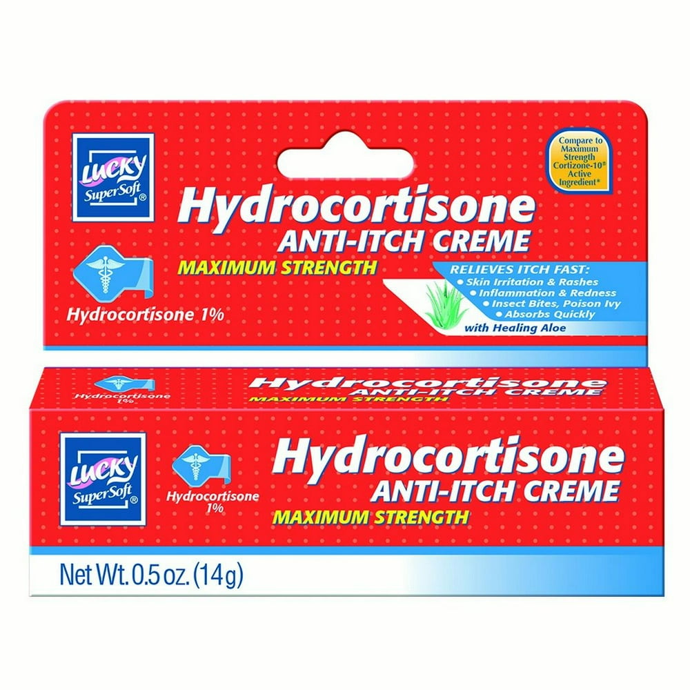 Lucky Super Soft Hydrocortisone AntiItch Cream. Itch, Rash and