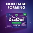 thumbnail image 6 of ZzzQuil LiquiCap Sleep Aid, Diphenhydramine 25mg HCl, 48 LiquiCaps, 6 of 11
