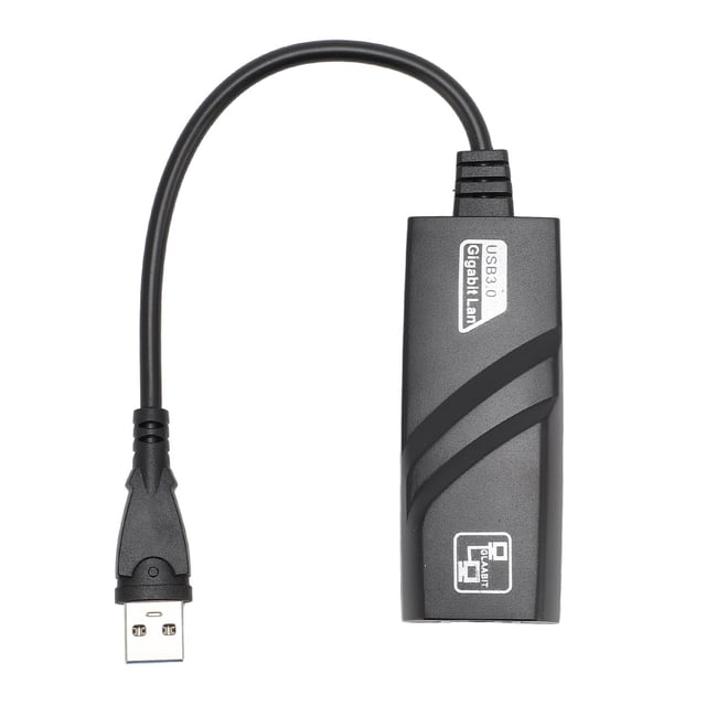 USB 3.0 Gigabit Adapter, High Durability USB Adapter for Win XP Visat 7 8 10 11