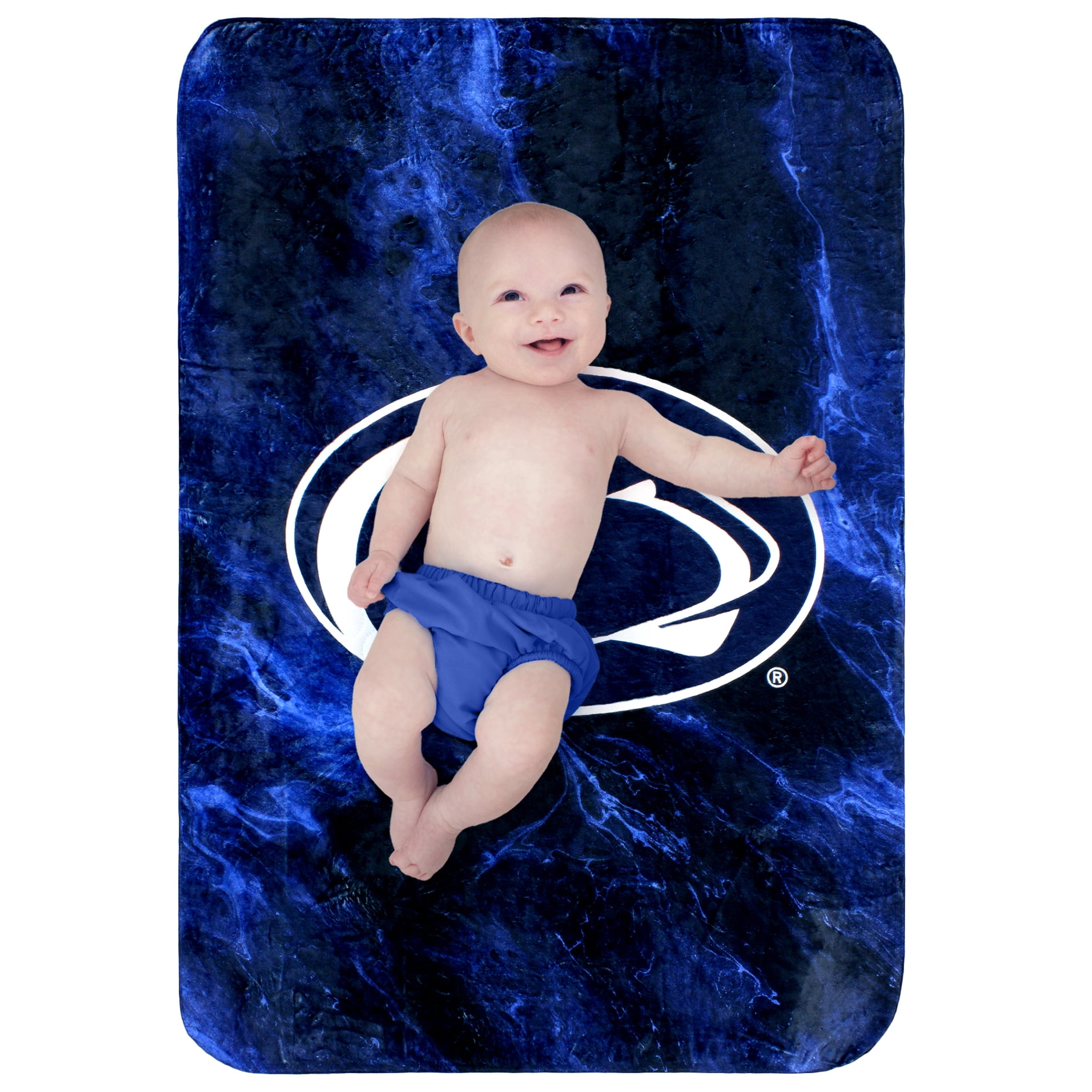 College Covers Penn State Nittany Lions Sublimated Soft Throw Blanket, 30" x 40"