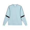 thumbnail image 1 of Heavyweight cotton patchwork sleeve crew neck sweatshirt for men and women, casual pullover sweatshirt for spring and autumn., 1 of 4