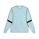 thumbnail image 1 of Heavyweight cotton patchwork sleeve crew neck sweatshirt for men and women, casual pullover sweatshirt for spring and autumn., 1 of 4