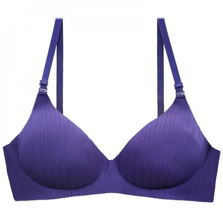 

Xinhuaya Womens Seamless Bras Push Up Bra No Wire Brassiere Underwear Sexy Lingerie Thin Soft Gathered Bras