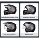 thumbnail image 4 of Casco de motocicleta nuevo MT Casco integral desmontable deformable Casco todoterreno Casco de moto aprobado por ECE Cascos para motos, 4 of 5