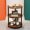 Rustic Brown, variant on Round Small Side Table - 3 Tier Oval Accent Table for Small Spaces, Rustic Wood and Metal Couch End Table, Nightstand for Bedroom or End Table Living Room, Easy to Assemble