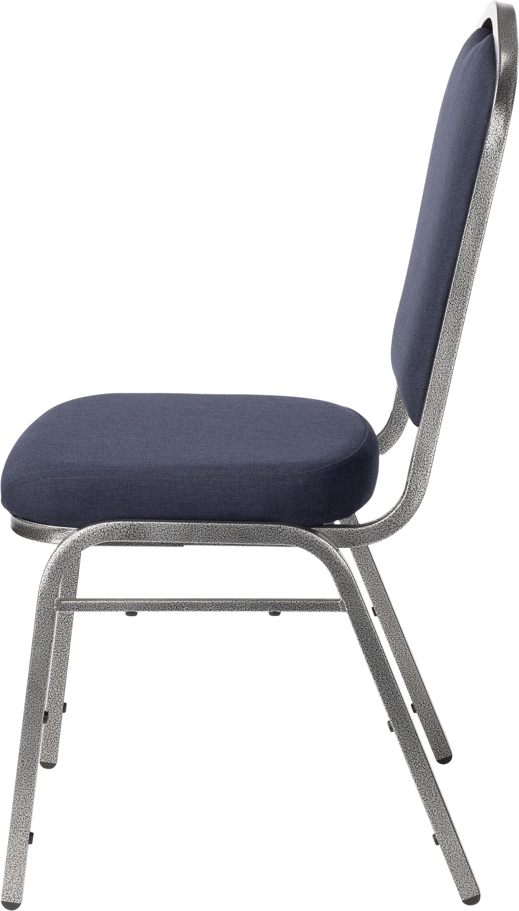 Hampden Furnishings Lila Collection Fabric Banquet Chair, Dark Blue, Pack of 2