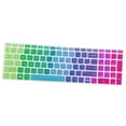 thumbnail image 1 of Housse de Protection en Silicone pour Clavier 15.6 Pouces Ordinateur Portable Arc-en-Ciel, 1 of 8
