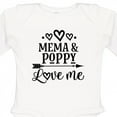 thumbnail image 4 of Inktastic Mema and Poppy Love Me Girls Long Sleeve Baby Bodysuit, 4 of 5