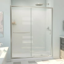 DreamLine Infinity-Z 34 in. D x 60 in. W x 78 3/4 in. H Sliding Shower Door Base and Wall Kit