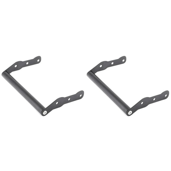 2X Motorcycle Windshield GPS Navigation Mobile Phone Bracket for CB500X 2016 2017 2018 2019,2 x Navigation Bracket,black