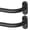 Black-32''-46'' (2 Pack), variant on Curtain Rods 36-120 Inch  Antique Bronze Wrap Around Blackout For Windows 1 Adjustable Long Heavy Duty Room Darkening Window Rod Bedroom Sliding Door
