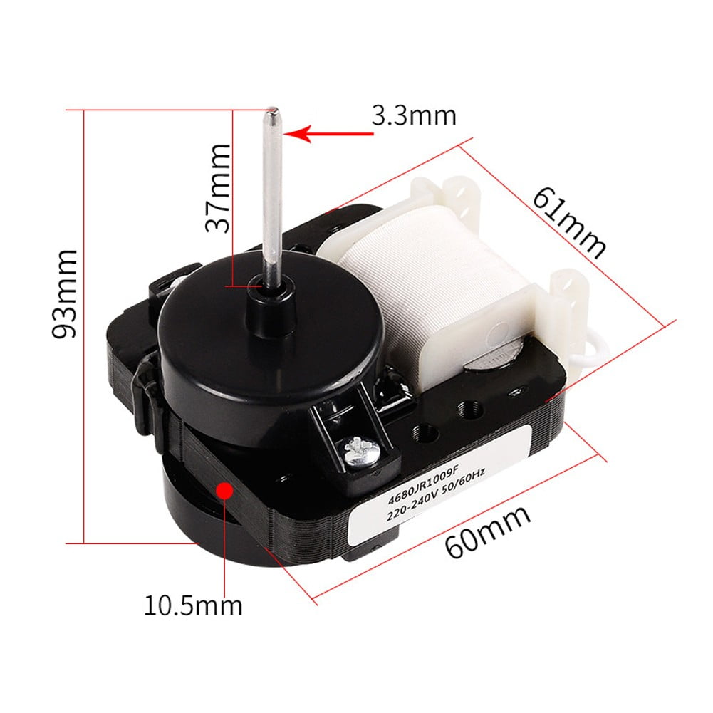 GLFILL Refrigerator Fan Motor Replacement Part Freezer Evaporator