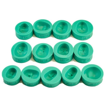 

13 Pcs/pack Heat Resistant Handmade Tool DIY Human face mould Home Kitchen Fondant Muffin Cake Molds Silicone Cupcake Soap|Cake Molds
