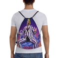 thumbnail image 2 of Bolsa con cordón Beetlejuice Classic, plegable, para deportes, fitness, unisex, para viajes en la playa, mediana, 2 of 8
