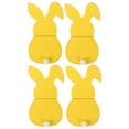 thumbnail image 3 of CoreLiving Easter Felt Cutlery Holder Bag Bunny Rabbit Shaped Napkin Ring Silverware Pouch for Spring Tableware Dinnerware Flatware Storage, 4 Pack, 3 of 9