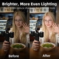 thumbnail image 4 of 2PC LED Fill Light for DJI Osmo Pocket 3 / 4 & Xtra Muse, 3000-6500K 3 Color Modes, 800mAh Rechargeable, Video Light for Vlog Recording,Gimbal-Following, Quick Release, DJI Pocket 3 Accessories, 4 of 10