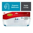 thumbnail image 5 of (2 pack) Command Shower Caddy with Water-Resistant Strips, Holds 6.5 lbs, Frosted, 1 Large Caddy, 4 Pairs Adhesive Strips, 5 of 20