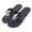 Blue, variant on Men's Wide Flexible Beach Rubber Shower Basic Slipper | Double Plug Strap | Beach Footwear | No-Slip Boat Sandal | Low and No Arch Flip Flops (10, Black)