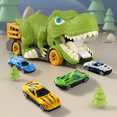 thumbnail image 3 of Juguete De Camión Transportador Dinosaurio Vehículo vere 7 En 1 multicolor, 3 of 5