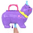thumbnail image 3 of Polly Pocket Celebration Kitty Playset with 2 Micro Dolls, 23 Surprise Accessories Including Pets, Birthday Party with Ferris Wheel Ride, 3 of 7