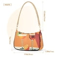 thumbnail image 3 of FORMRS Womens Shoulder Bag with Chain Strap Clutch Purse Cute Tote Handbag, Orange Glasses, 3 of 7