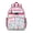 Pioneer Flower Floral, variant on Pioneer Flower Floral Print Pattern Backpack for School,Cute School Bag,Schoolbag with Adjustable Shoulder Straps & Padded Back,15.25"x11.5"x5.25"