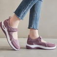 thumbnail image 5 of Willtoo Womens Breathable Walking Orthopedic Shoes Mesh Lightweight Sneakers Mary Jane Flats Wide Width Comfortable Working Nurse Shoes Non-Slip Adjustable, 5 of 5