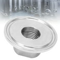thumbnail image 1 of Female Adapter, 304 Stainless Steel HFSR 1.5in To 1/2in NPT Female Adapter For  Clamp Pipe Fitting, 1 of 8