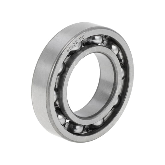 Unique Bargains 60/32 Deep Groove Ball Bearings P5 32x58x13mm Lubricated Bearings Open Type Silver Tone Scooter Skateboard Wheel