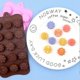 thumbnail image 5 of 3pcs caf couleur rose fleur silicone chocolat moule, rose fleur cuisine moule anti - adhsif glace plateau faire gteau bonbons boules de gomme gele-M, 5 of 5
