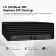 thumbnail image 2 of HP EliteDesk 805 Desktop, AMD Ryzen 5 8500G, 16GB DDR5 RAM, 1TB SSD, Win 11 Pro, Black, 2 of 7